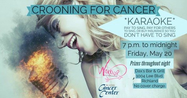 crooning for cancer poster